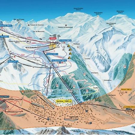 Chalet Clochette 4 Valles-Verbier La Tzoumaz Bagian luar foto