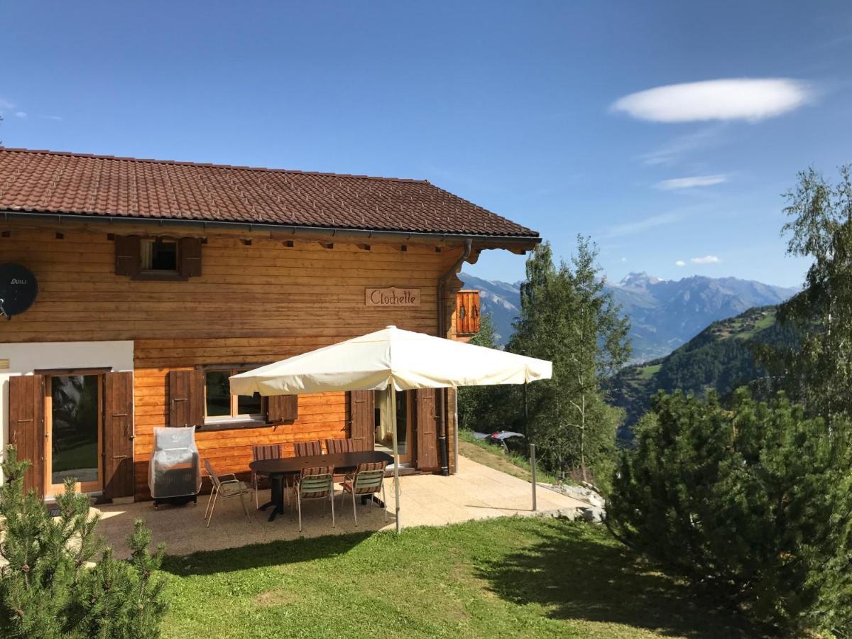 Chalet Clochette 4 Valles-Verbier La Tzoumaz Bagian luar foto
