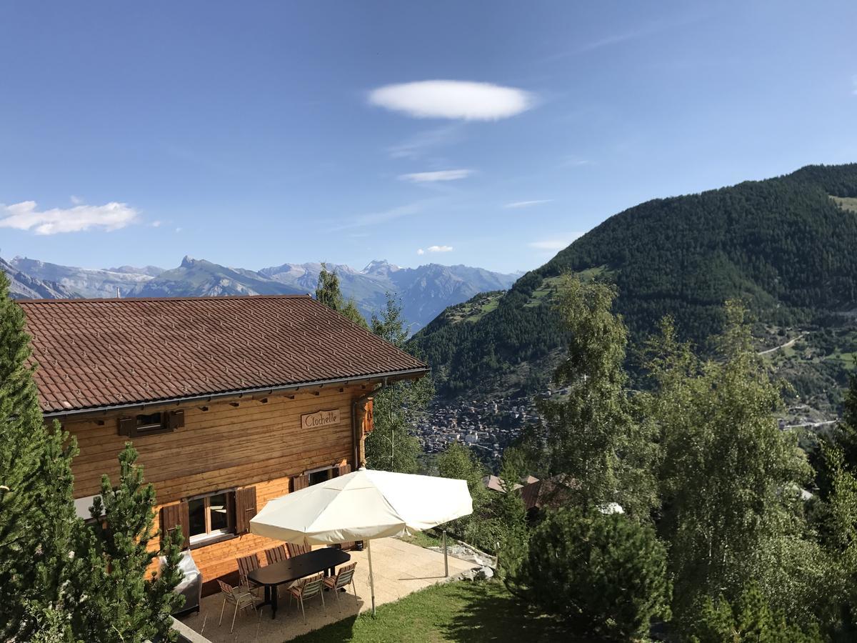 Chalet Clochette 4 Valles-Verbier La Tzoumaz Bagian luar foto